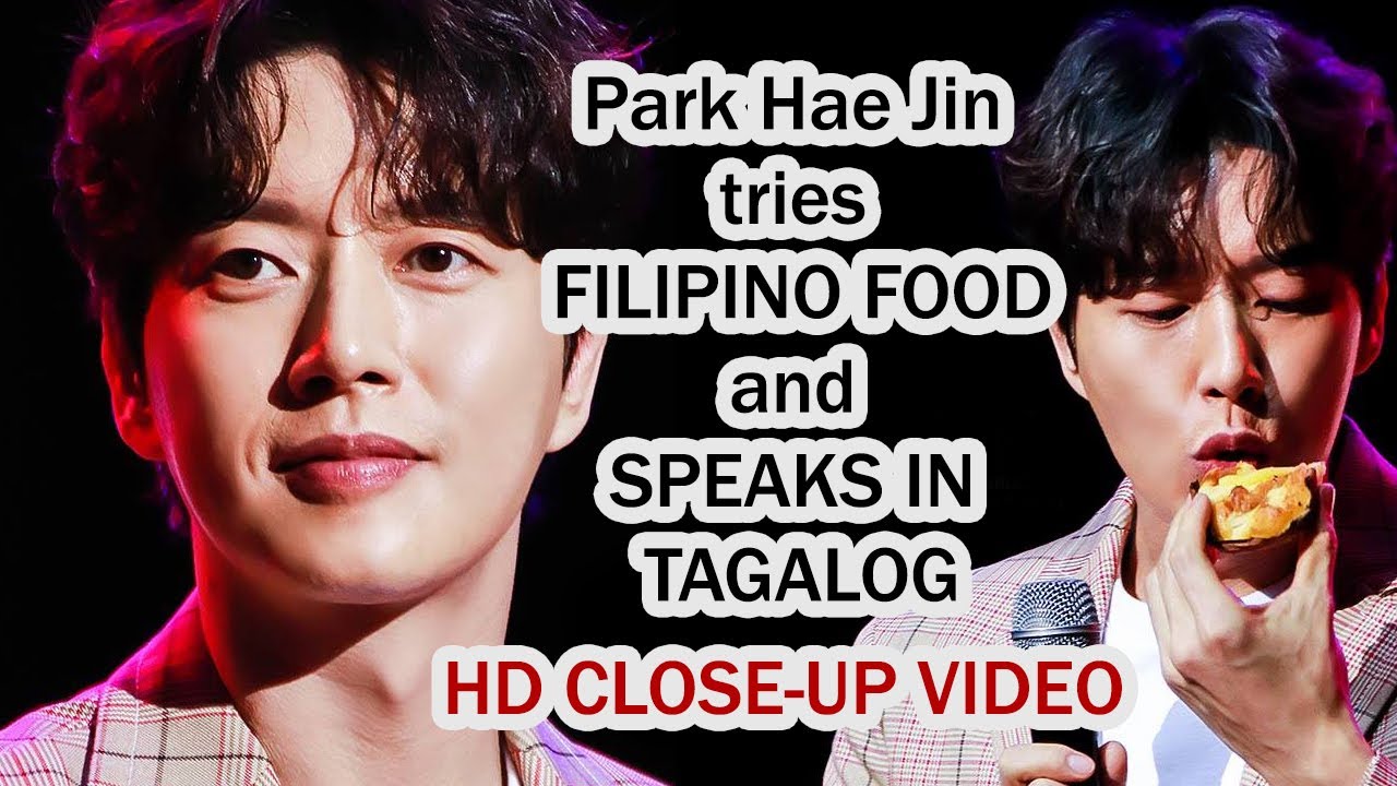 Park Hae Jin tries Filipino food and speaks in Tagalog during his fan meeting in Manila