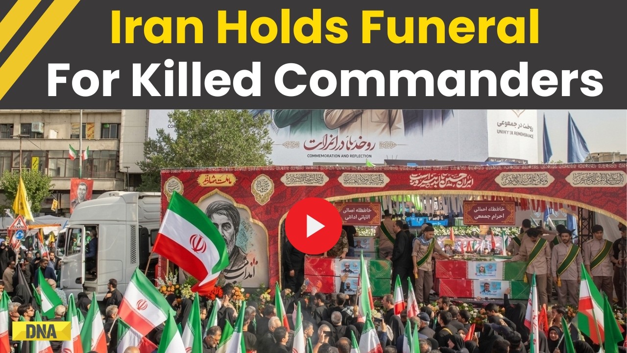 Iran Israel War: Iran Holds Funeral For Top Commanders Killed In Israeli Airstrikes | Ali Larijani