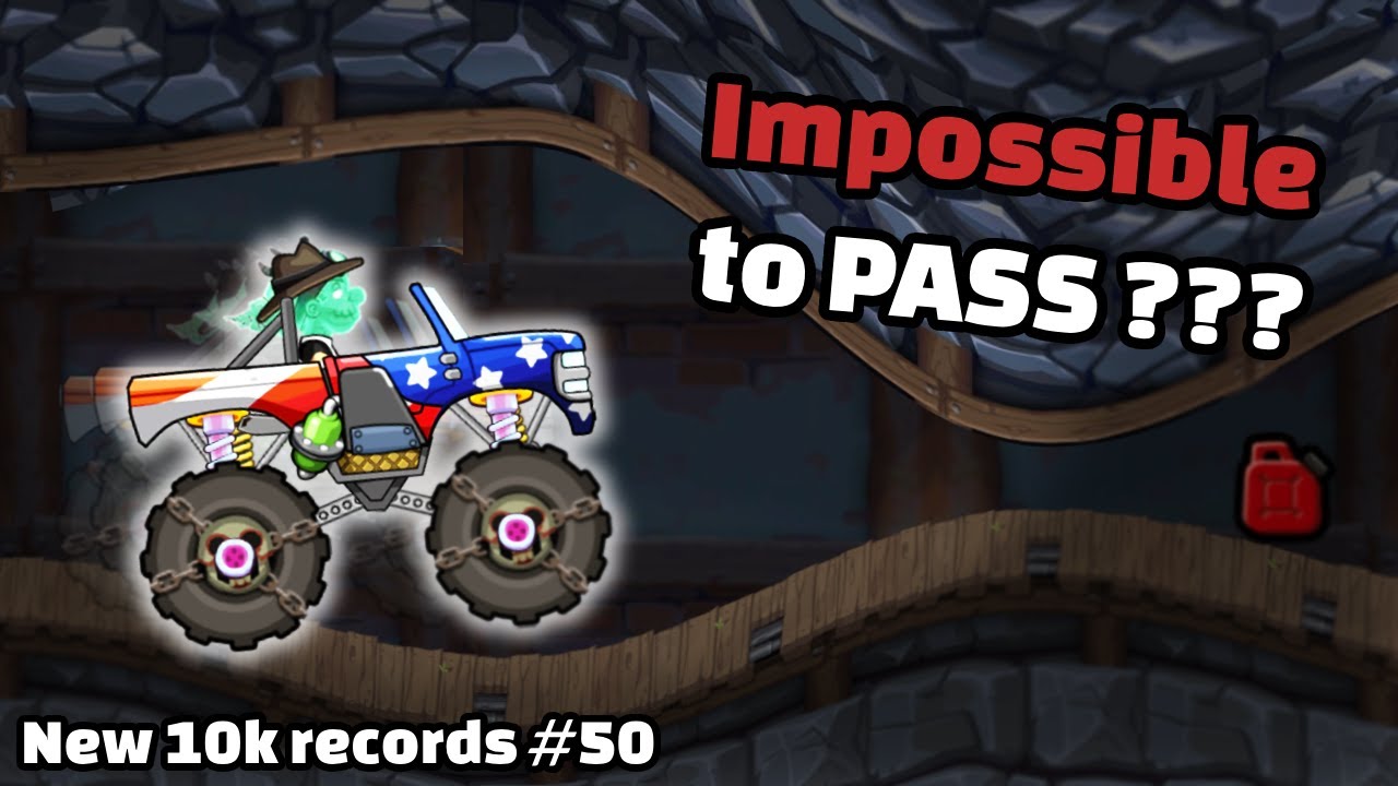 😭 IMPOSSIBLE CAVE ??! - New 10k records #50 - Hill Climb Racing 2 🍜