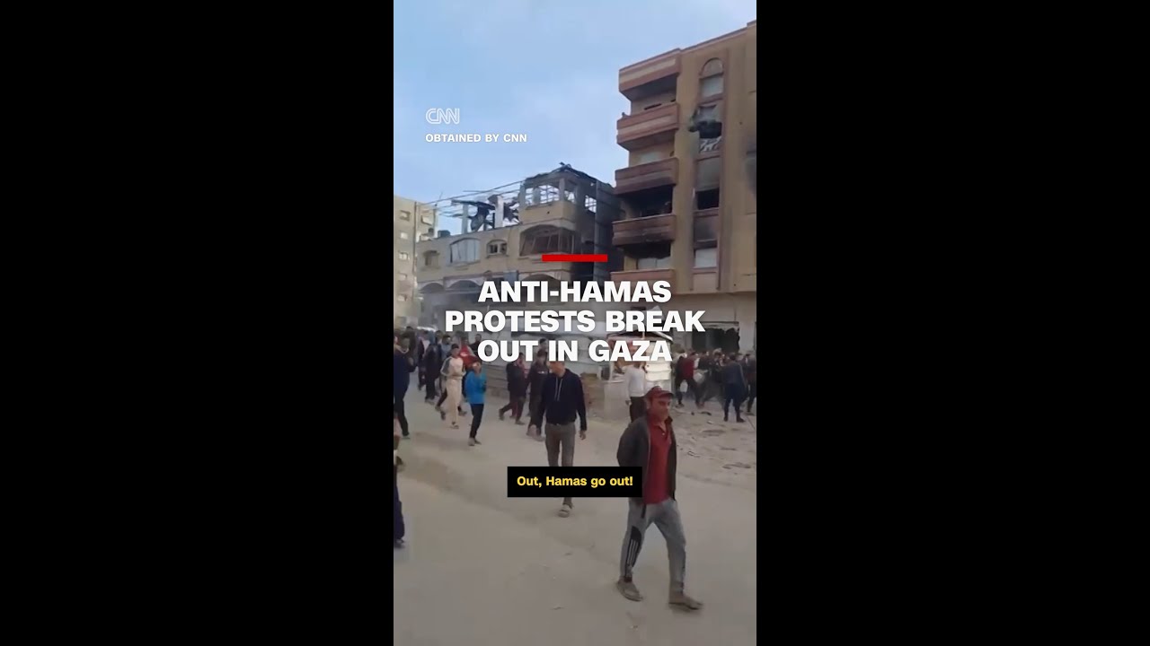 Anti-Hamas protests break out in northern Gaza