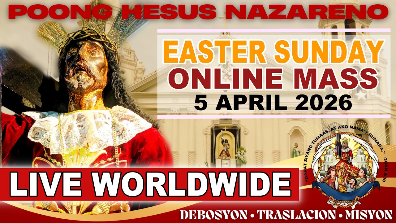 Quiapo Church Live Mass Today &middot; 5 APRIL 2026 &middot; EASTER SUNDAY