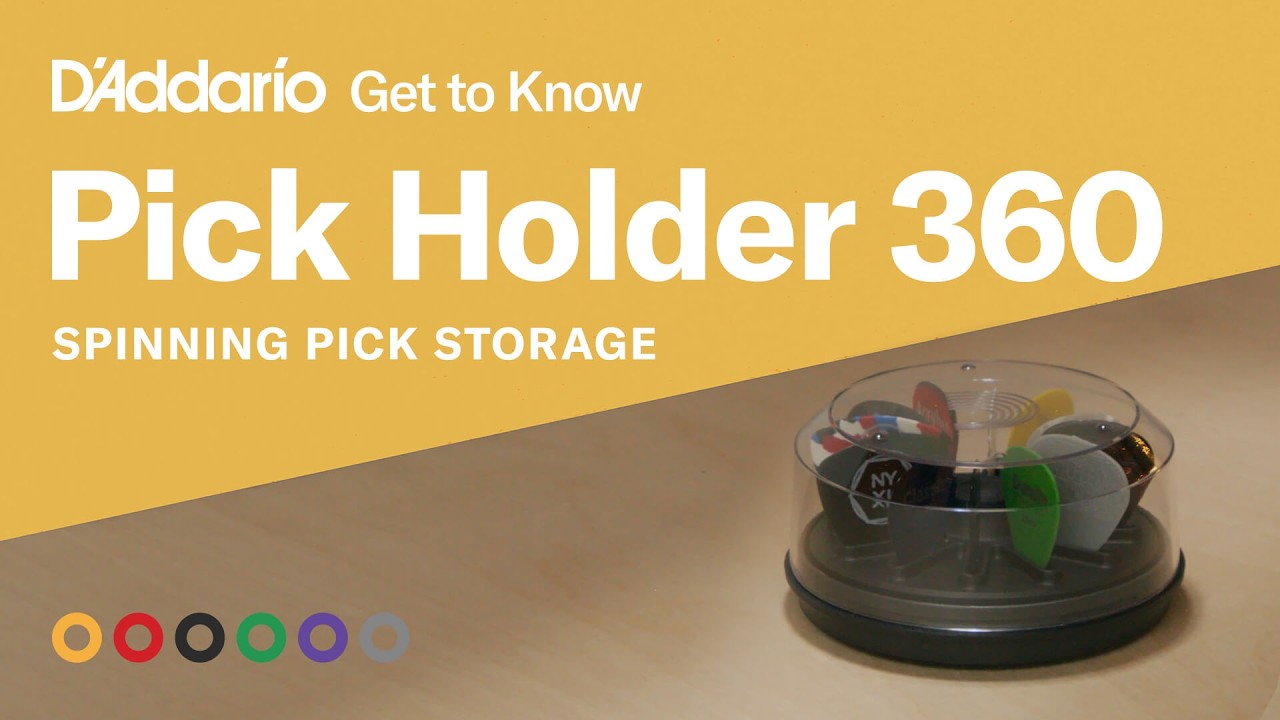 Pick Holder 360: The Most Entertaining Way To Store Guitar Picks