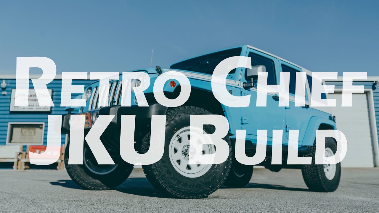 1970's Retro Style 2017 Jeep JKU Chief Edition! We install a 3.5