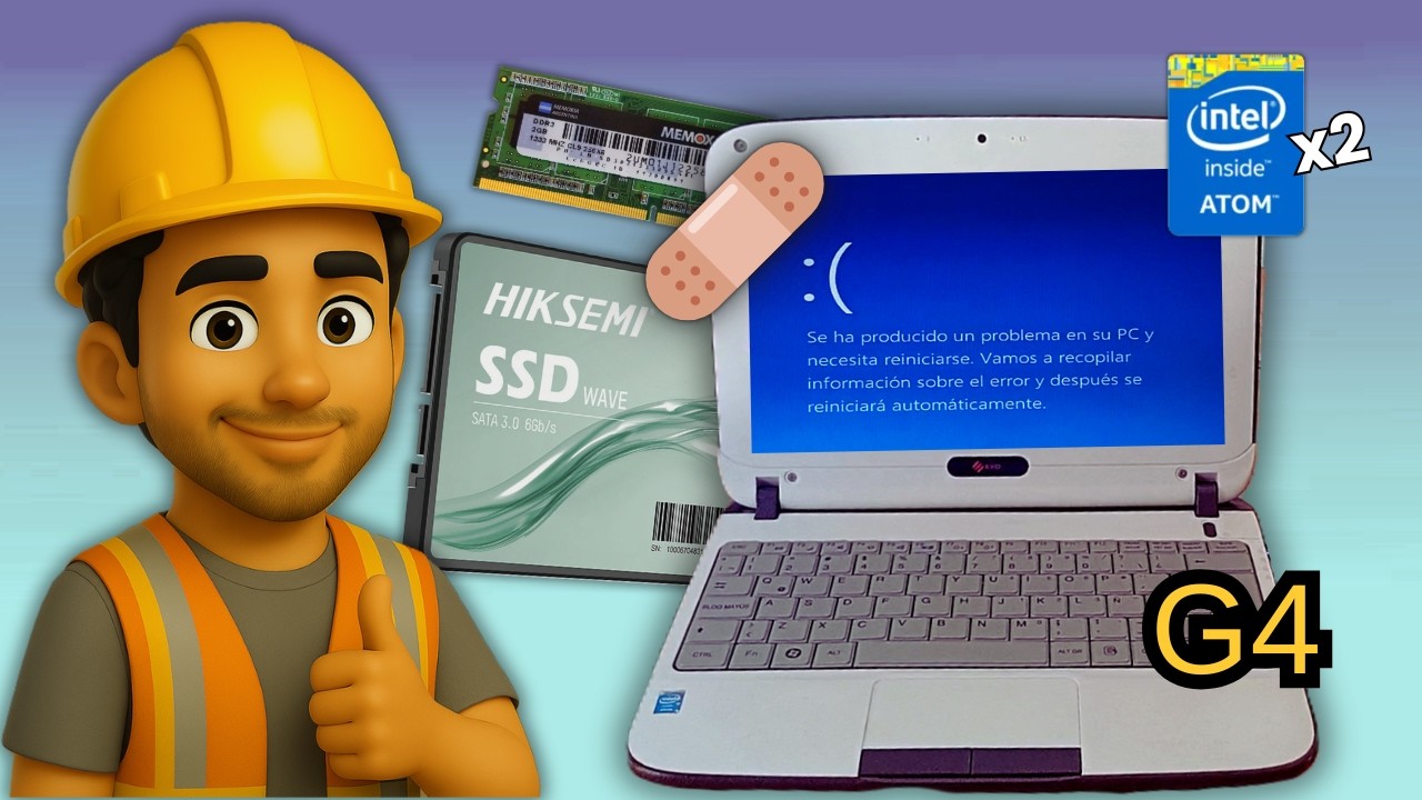 Revivimos a la G4 😎 (Atom N2600) GMA 3600 ⚠⚠⚠