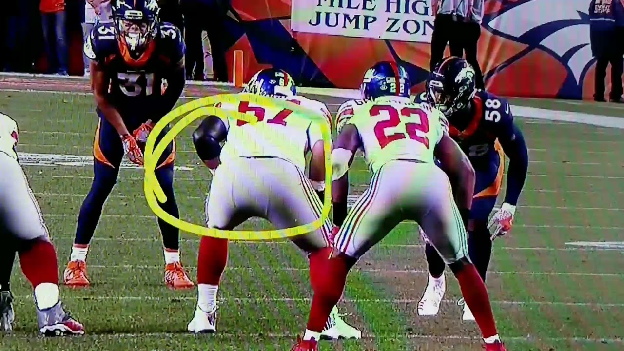 Giants RT Justin Pugh vs. Broncos OLB Von Miller