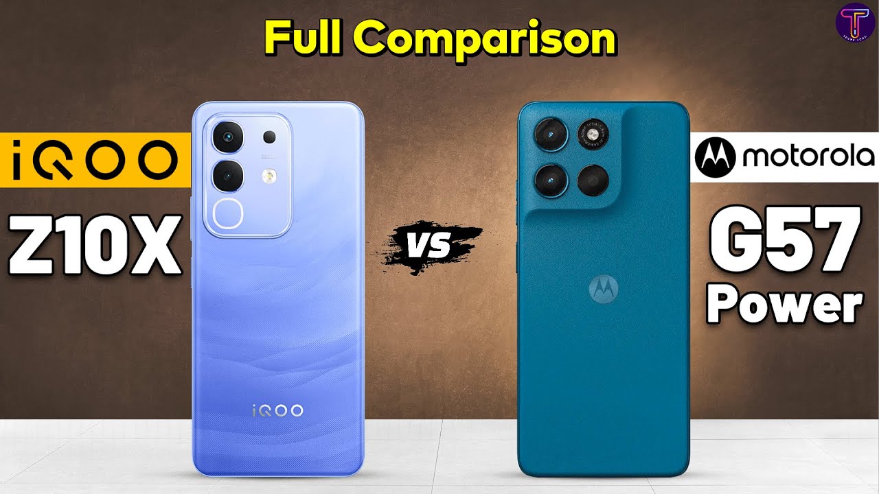 iQOO Z10x vs Moto G57 Power : Full Comparison 🤔❓