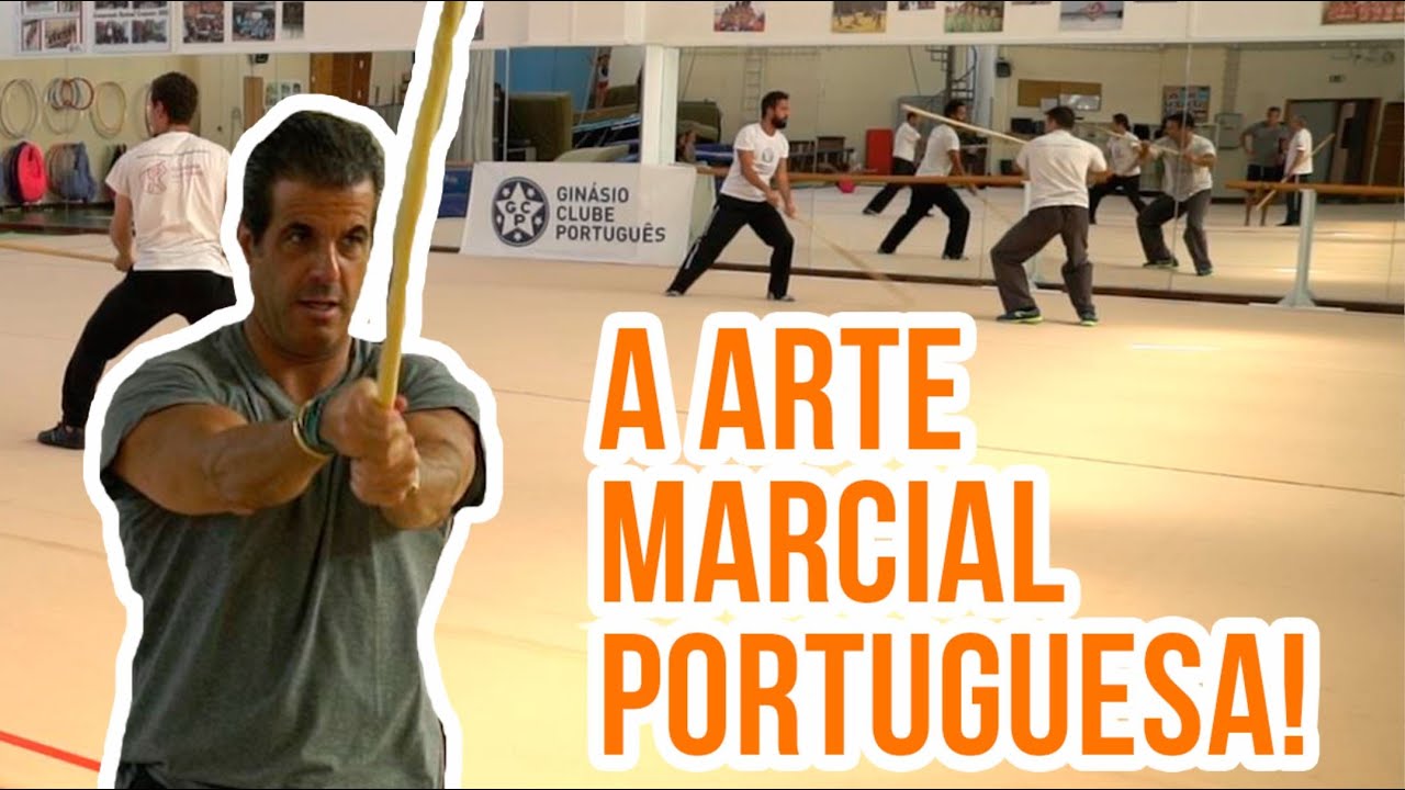 Uma aula de Jogo do Pau em Lisboa, Portugal