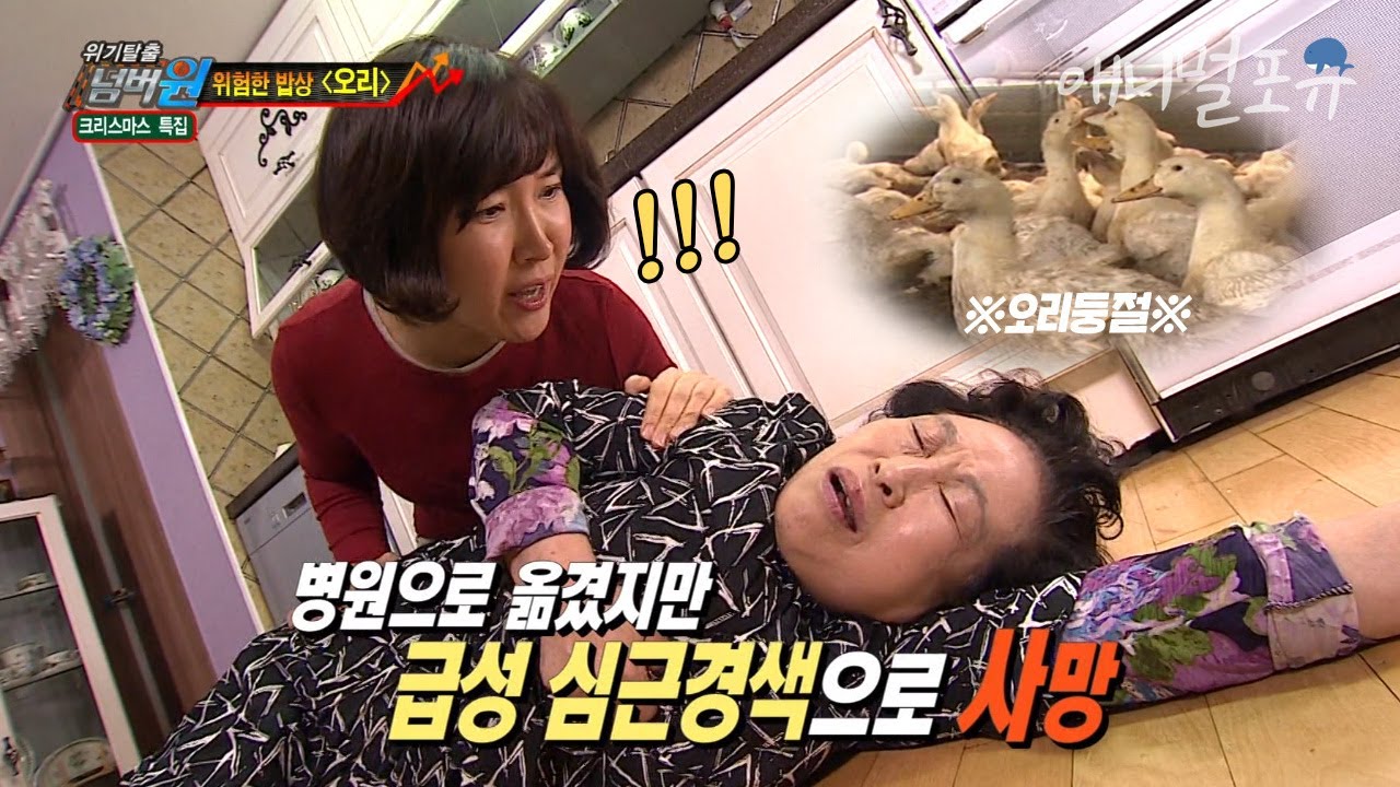 🎄시청자 요청🎄 오리고기를 먹던 할머니가 갑자기 사망한 이유...??? | KBS 위기탈출 넘버원  131223