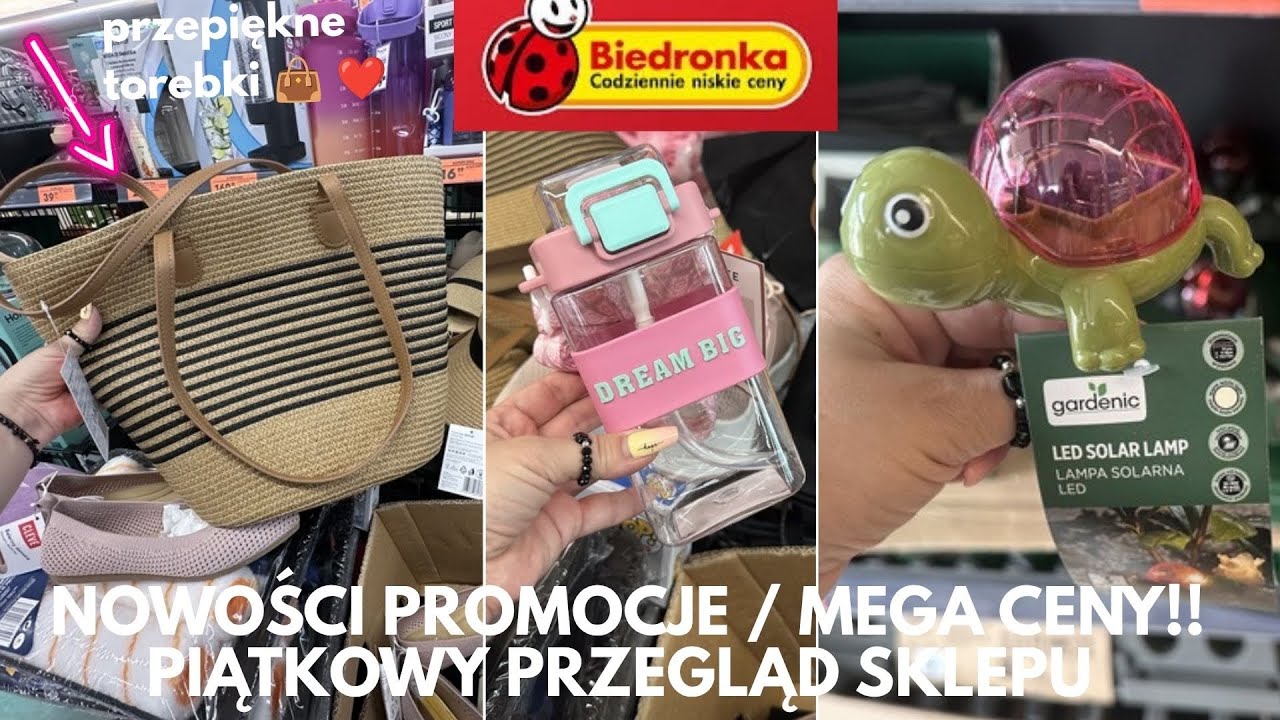 BIEDRONKA 🌸 SATURATORY W SUPER CENACH! Ż&Oacute;ŁWIK HIT 🩷 SŁOMKOWE torby, czajniki, butelki PROMOCJE 1+1🧴😱
