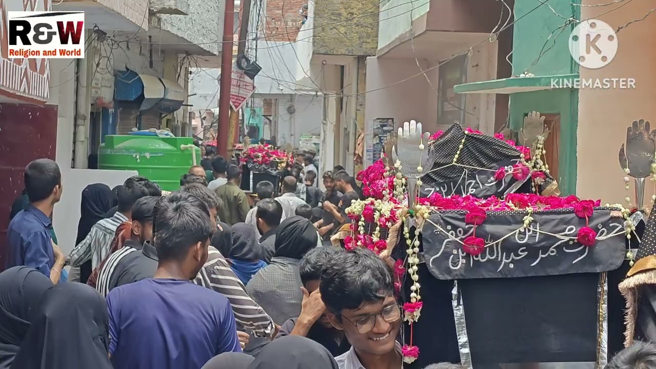Taboot e 18 Bani Hashim 12 Moharram Masoomiya Masjid Lucknow. 7 July 2025