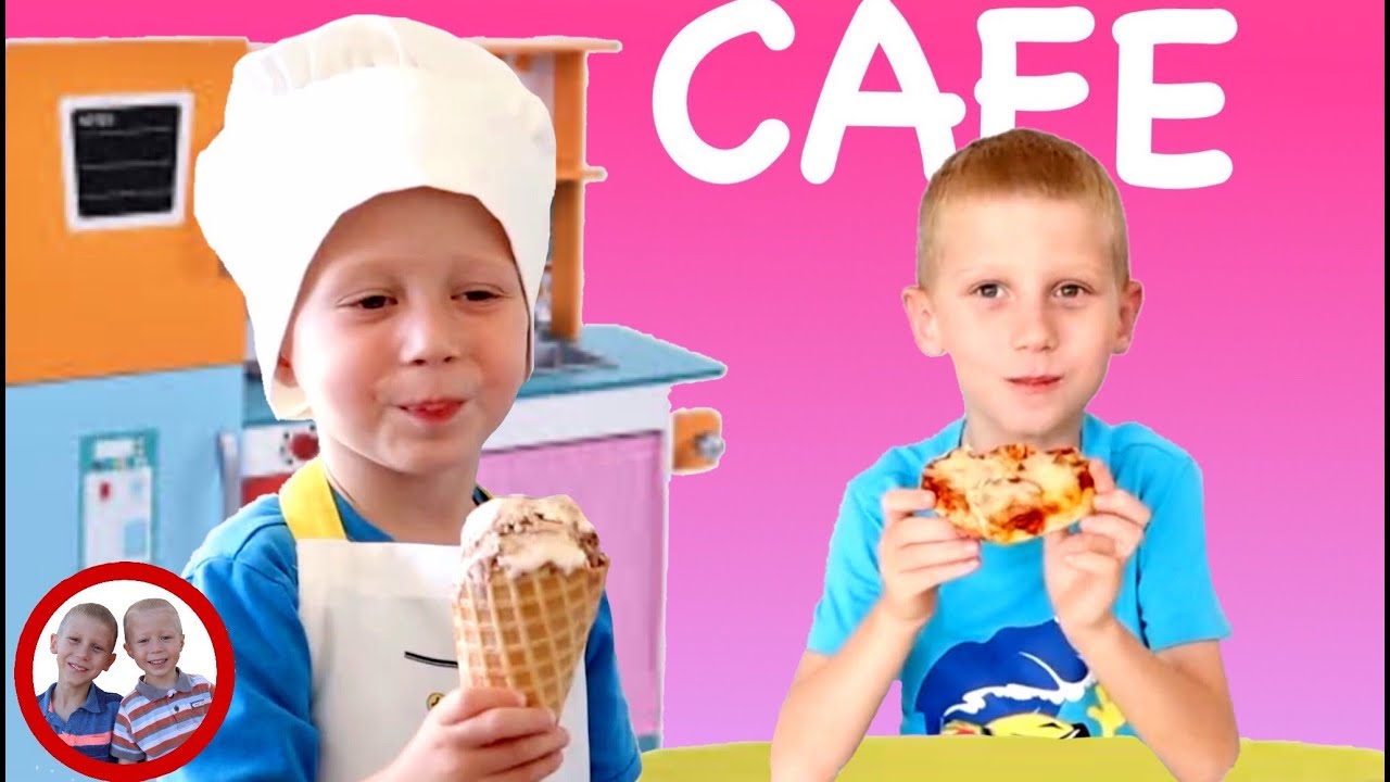 Chef Mike makes a best pizza for Jake | Pretend play restaurant CAFE | Real food | Funny kids video