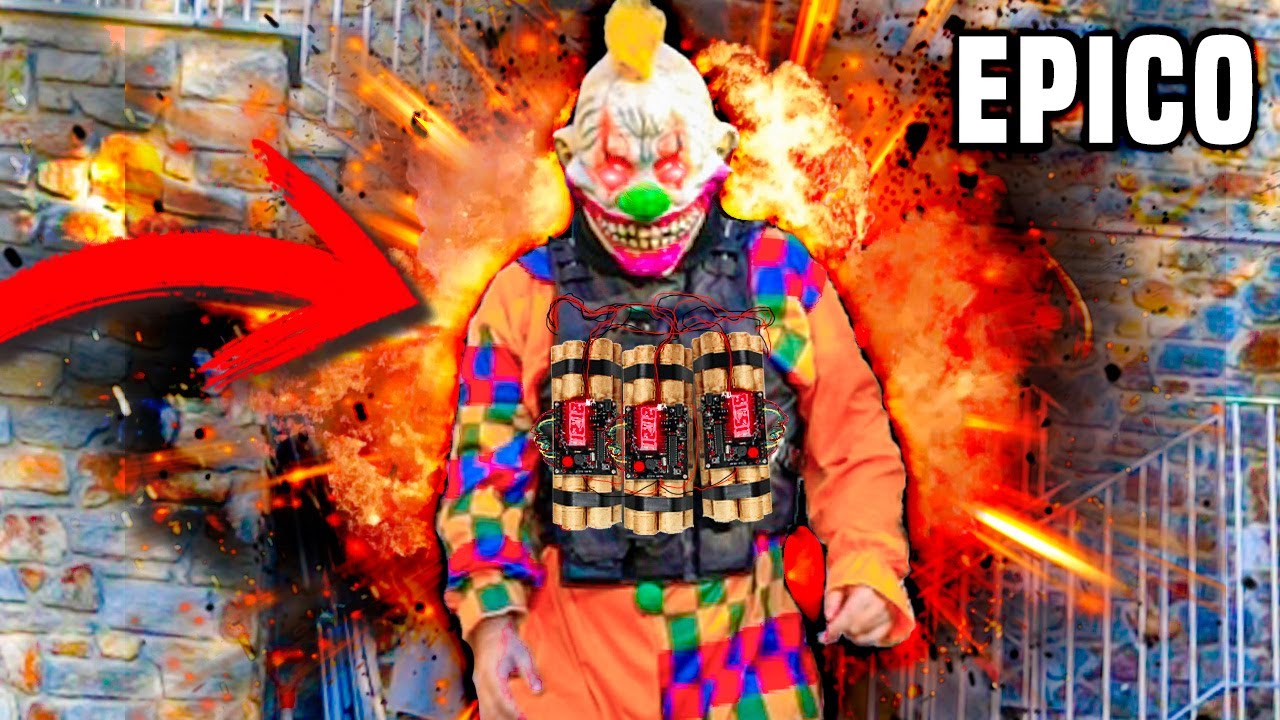LE CORTO LA CABEZA AL PAYASO ASESINO CON EXPLOSIVOS !! *LA MUERTE MAS EPICA* Makiman