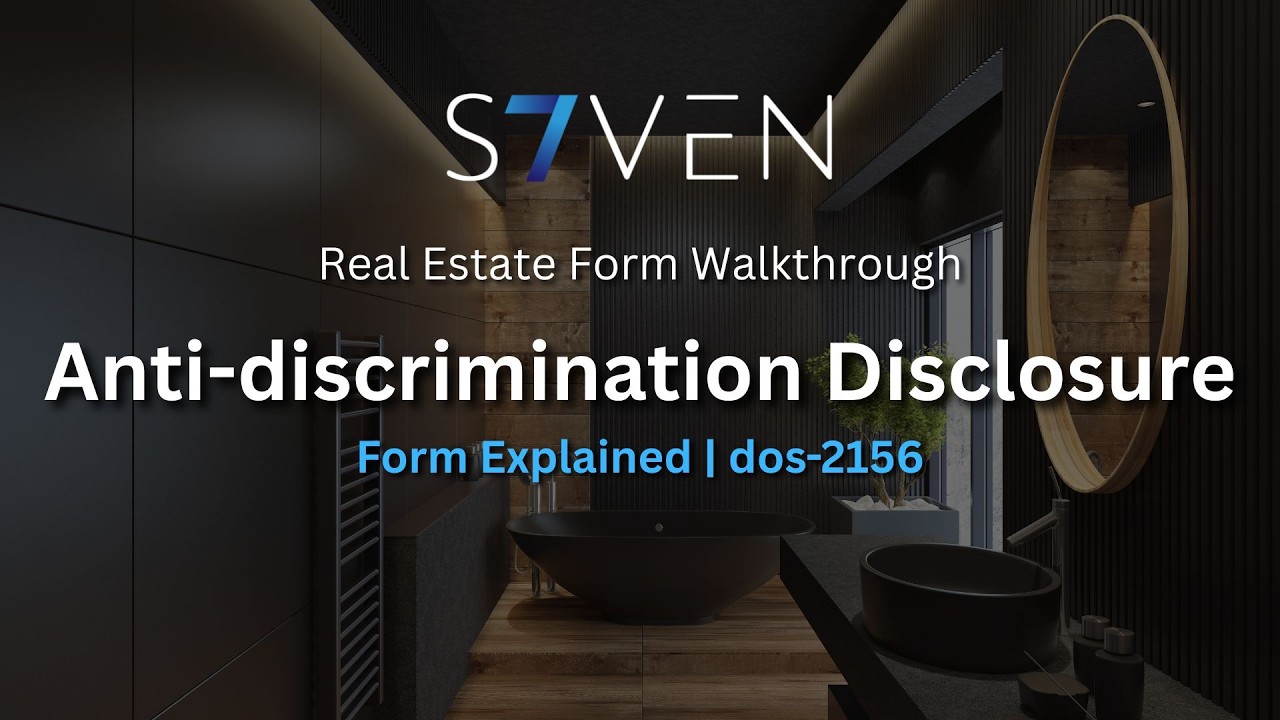 NY Housing & Anti-Discrimination Disclosure Form Explained  |  dos-2156