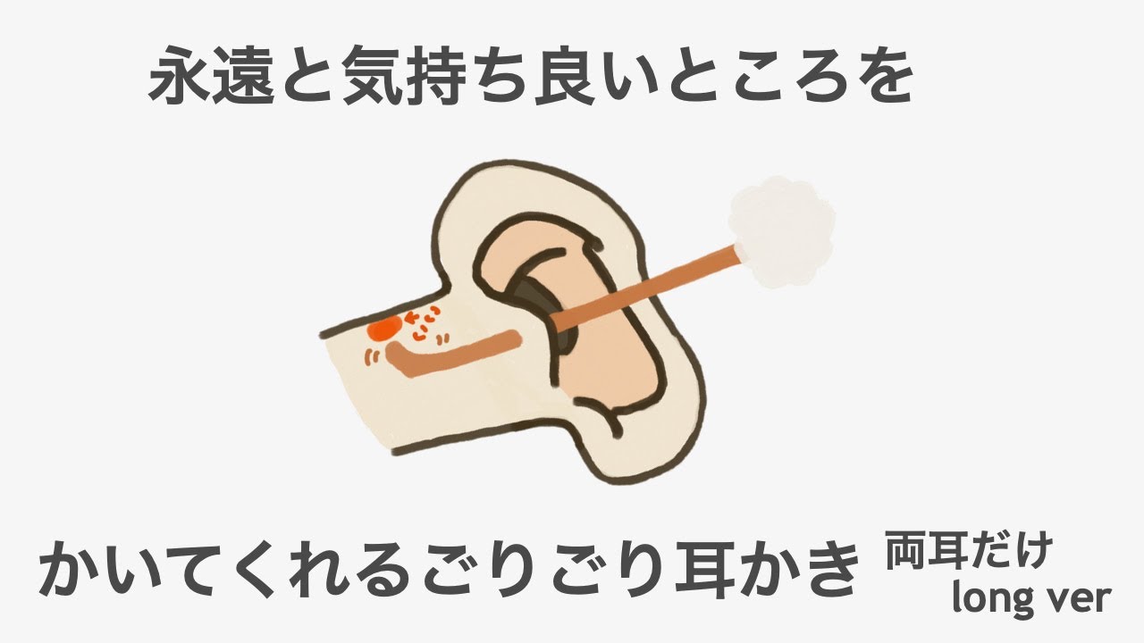 【ASMR】永遠と気持ち良い所をかいてくれるごりごり耳かき 両耳だけ  Ear Cleaning【No Talking】