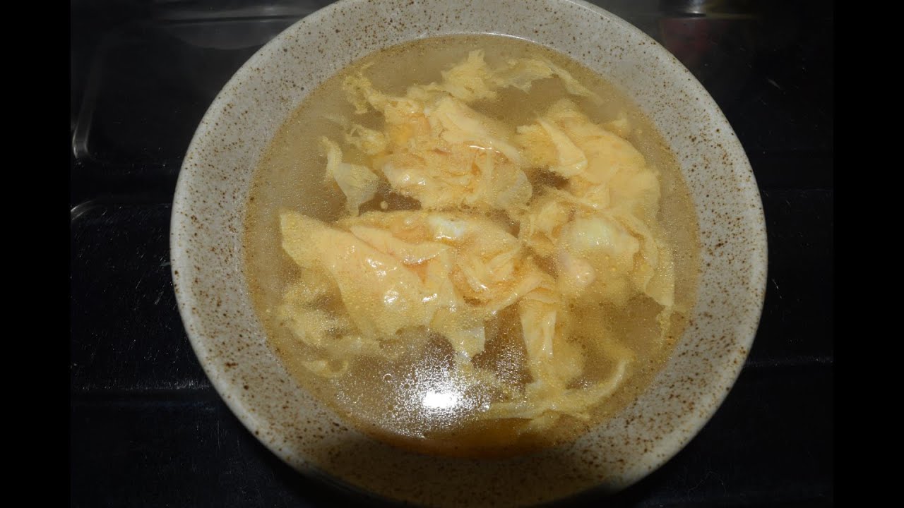 創味シャンタン卵スープ  chinese style egg soup#คนญี่ปุ่น #japan #japanese#男の料理