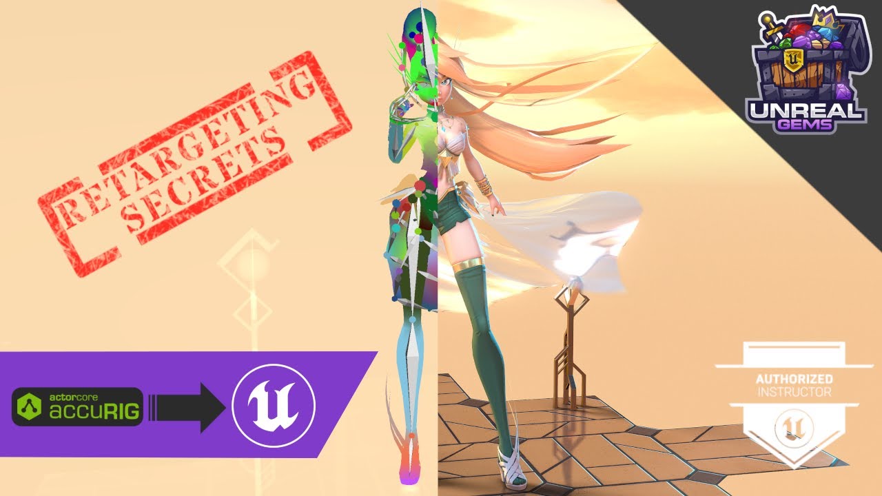 ActorCore AccuRig Character Retargeting in Unreal Engine 5 #UE5 #ActorCore #AccuRig