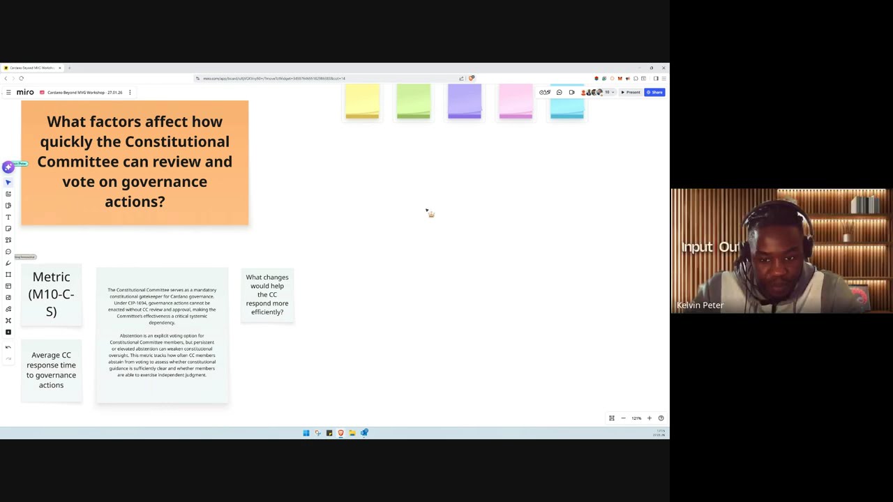 Beyond MVG Workshop #1 - Governance Experience Insights
