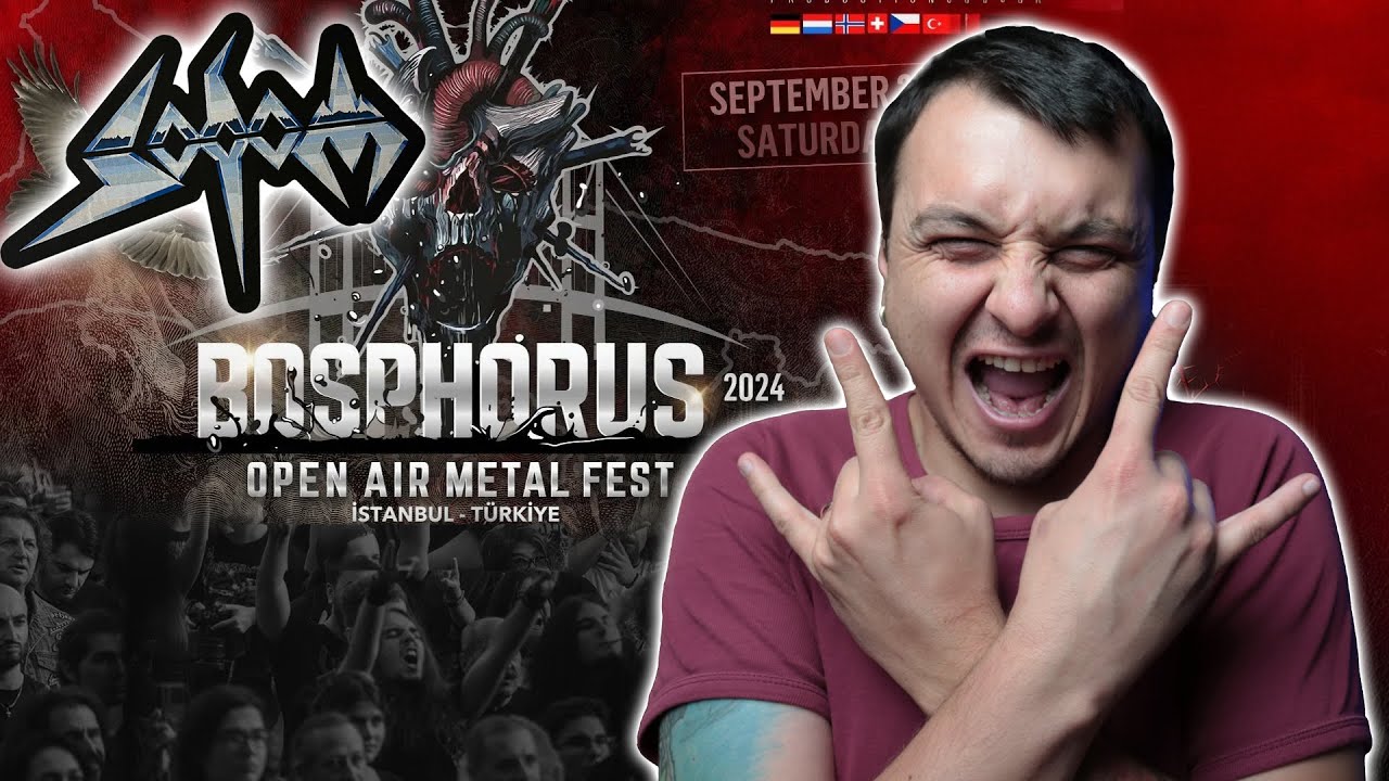 SODOM Konserine Gittim! Bosphorus Metal Fest | Underrated Vlog @bosphorusmetalfest