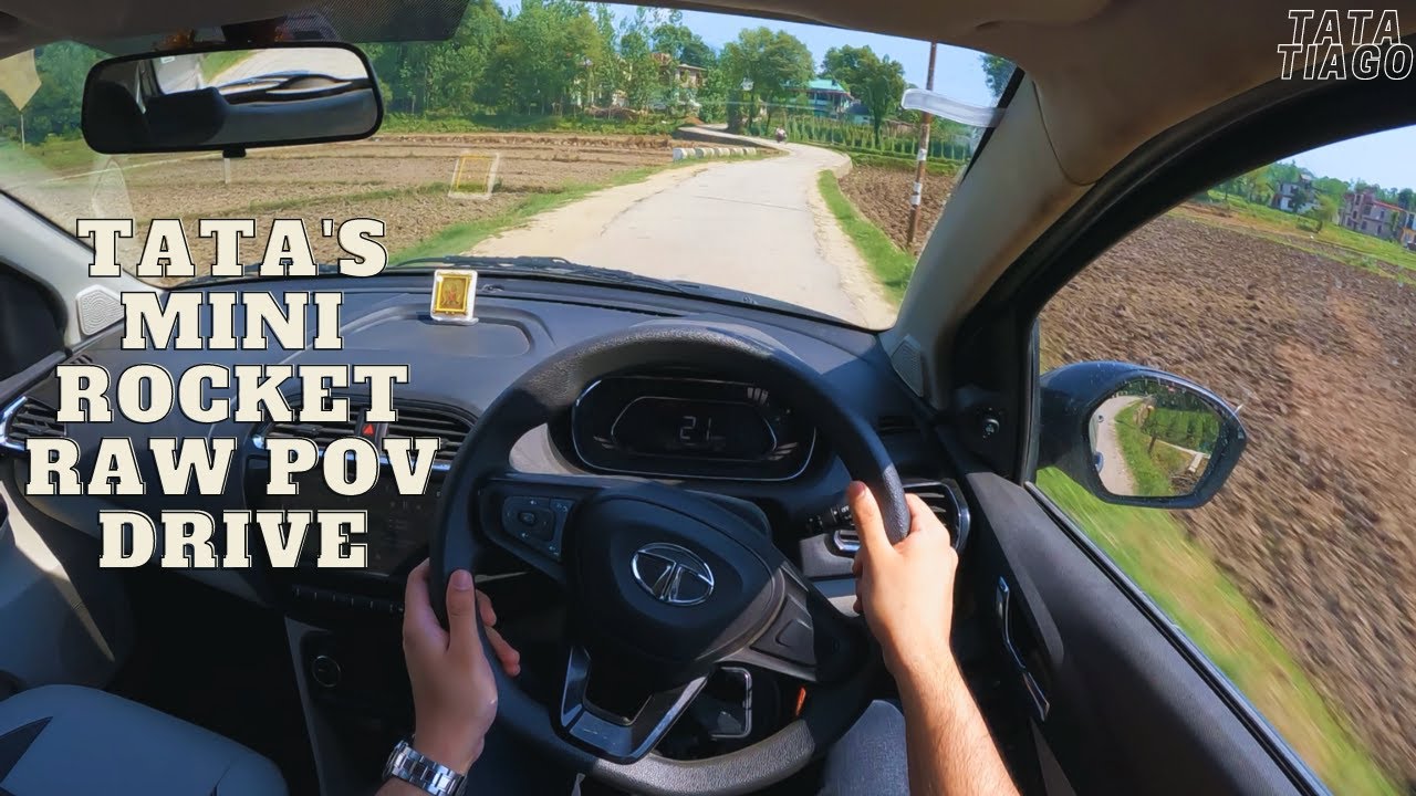 Exploring the Enchanting Village Roads of Himachal Pradesh in Tata Tiago | RAW POV Drive