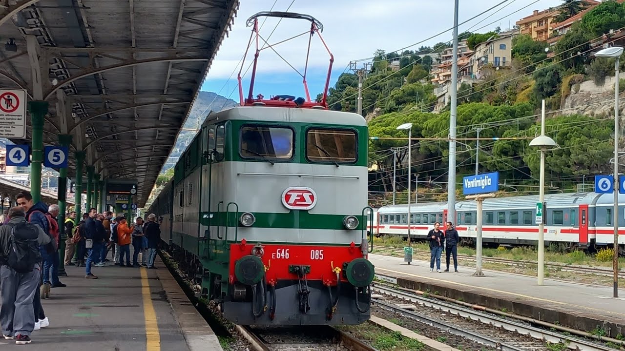 Il treno storico Genova Brignole - Ventimiglia! Viaggio a bordo