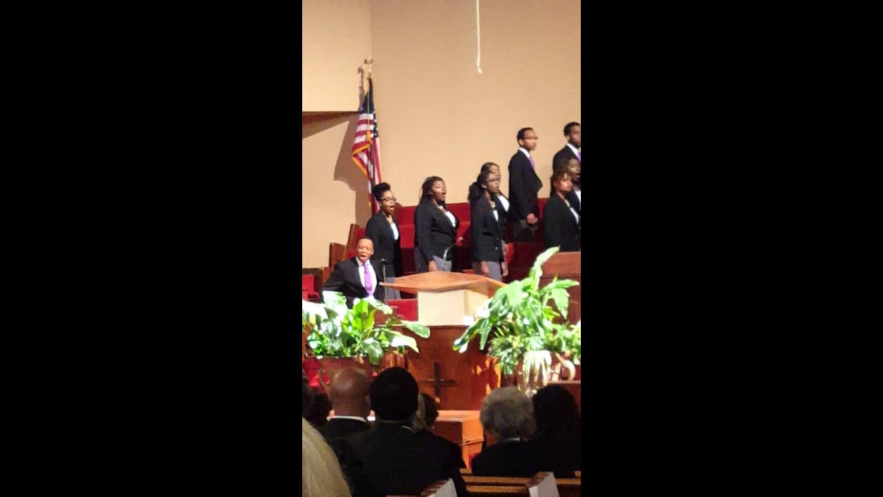 Wiley College A Capella Choir singing 