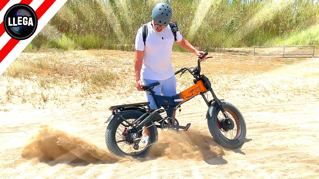 DOBLE MOTOR: Bicicleta Eléctrica LANKELEISI X3000 MAX 2000W: ¡Como una Moto, pero Mejor!