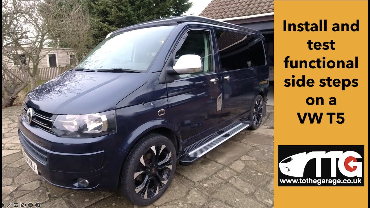 Установка и проверка функциональных подножек на кемпер VW T5