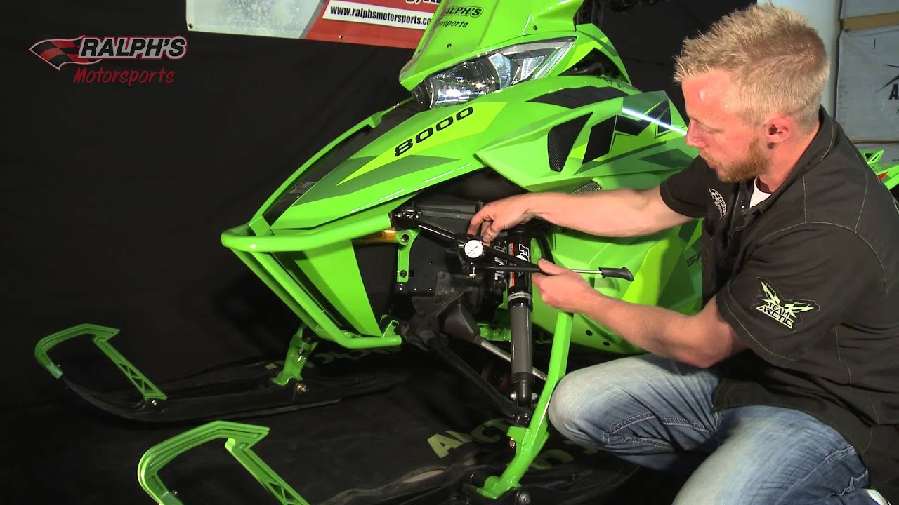 How To Adjust Shock Pressures Arctic Cat M8