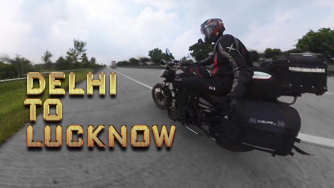 Delhi To Lucknow | Yamuna Expressway And Agra-Lucknow Expressway | Solo Travel| Thunderbird 500cc