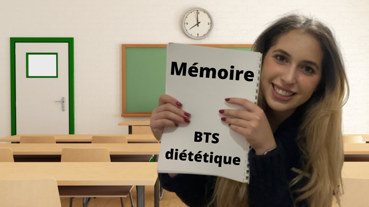 BTS DIÉTÉTIQUE : le mémoire (tout ce qu'il faut mettre dedans !) || Léa Réveillée