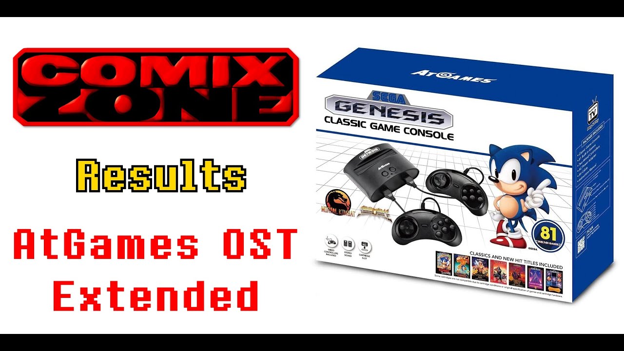 AtGames Extended: Results (Comix Zone)