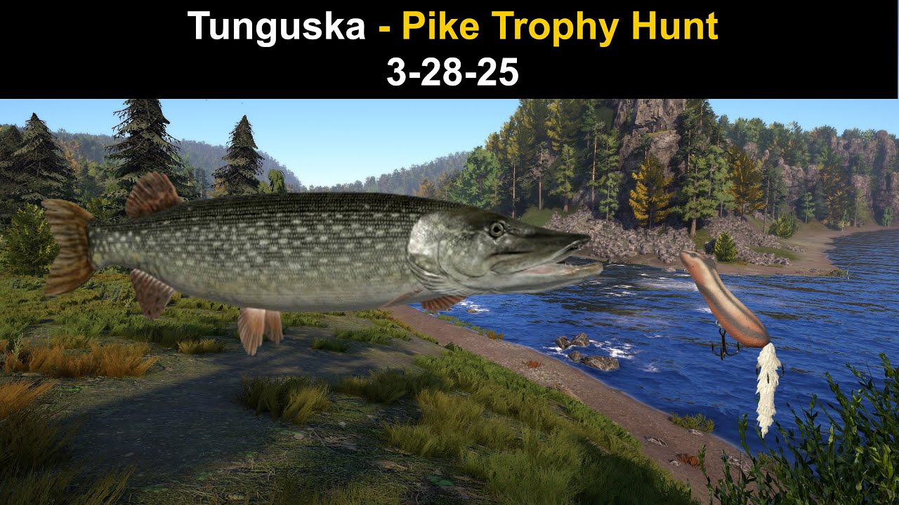 Russian Fishing 4, Tunguska - Pike Trophy Hunt 3-28-25