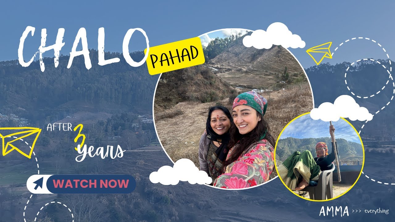 Travelling to My Hometown Pithoragarh After 3 Years | Dadi Stole the Vlog 😭❤️ | Pithoragarh Vlog🏔️🤍