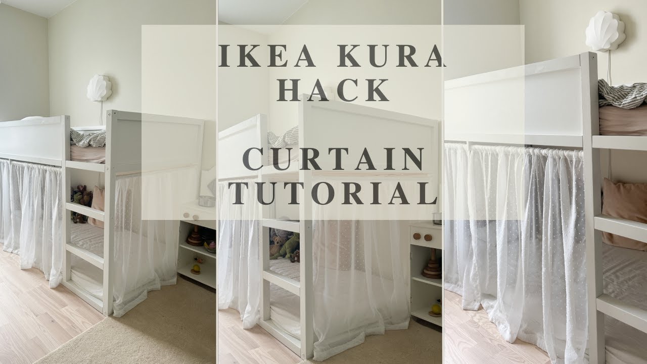 Лайфхак по переделке кровати IKEA KURA │ Урок по пошиву штор