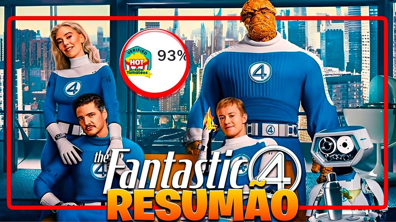 Quarteto Fantástico (2025) KKKKKK: A História em 1 Vídeo!