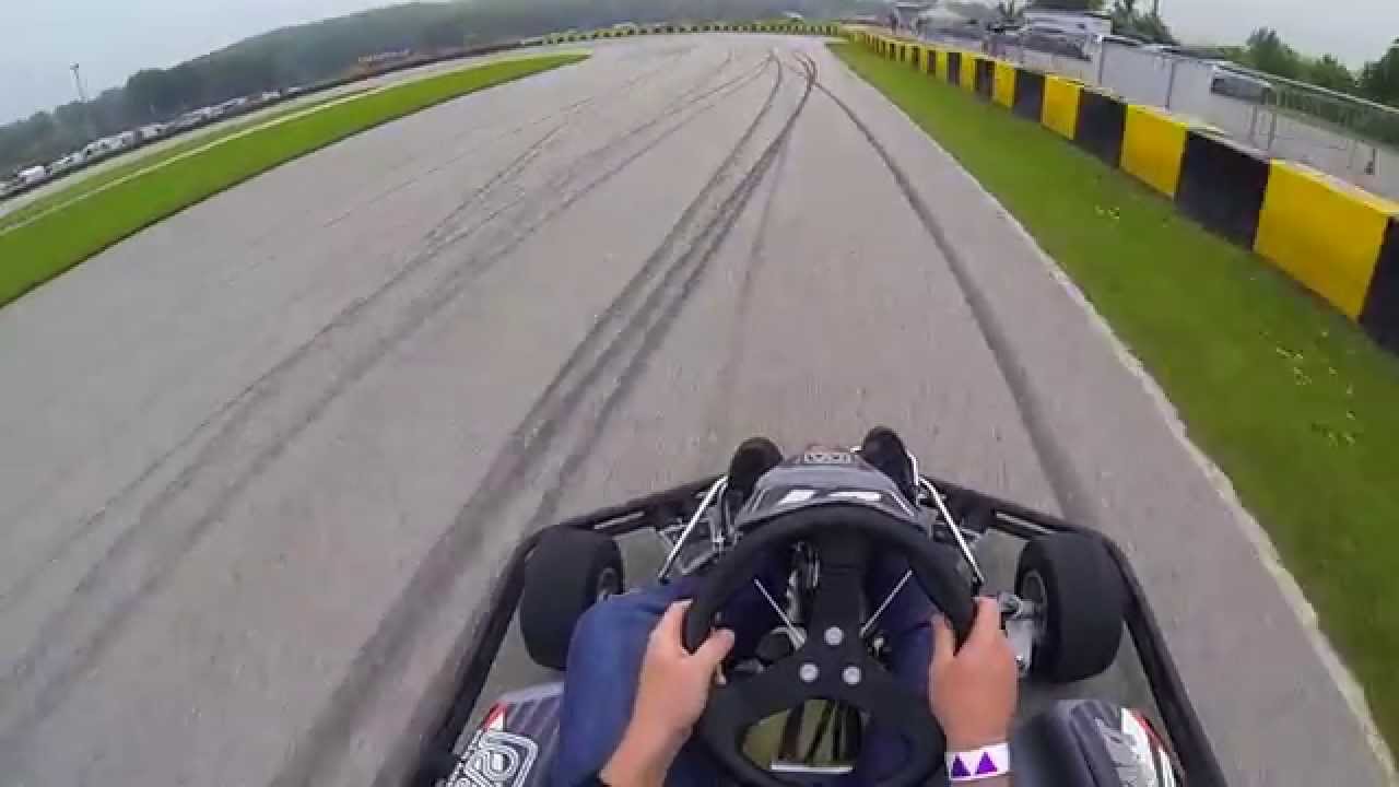 Chris Buescher at Road America - Go-Kart Challenge