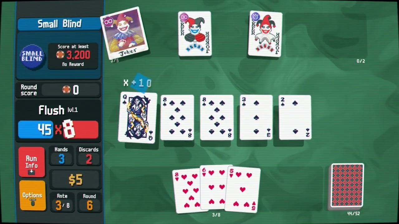 Balatro Checkered Deck Orange Stake 6