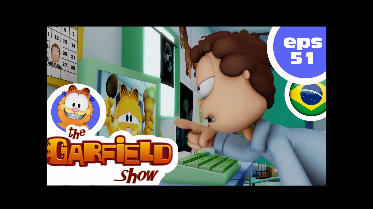 THE GARFIELD SHOW BRASIL - EP51 - o homem gelo