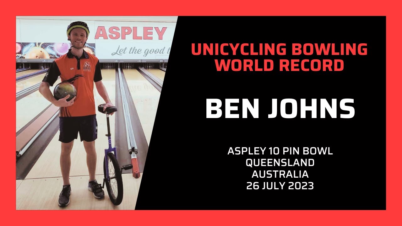 Unicycling Bowling World Record: Ben Johns Shatters Guinness Record with Score of 166!