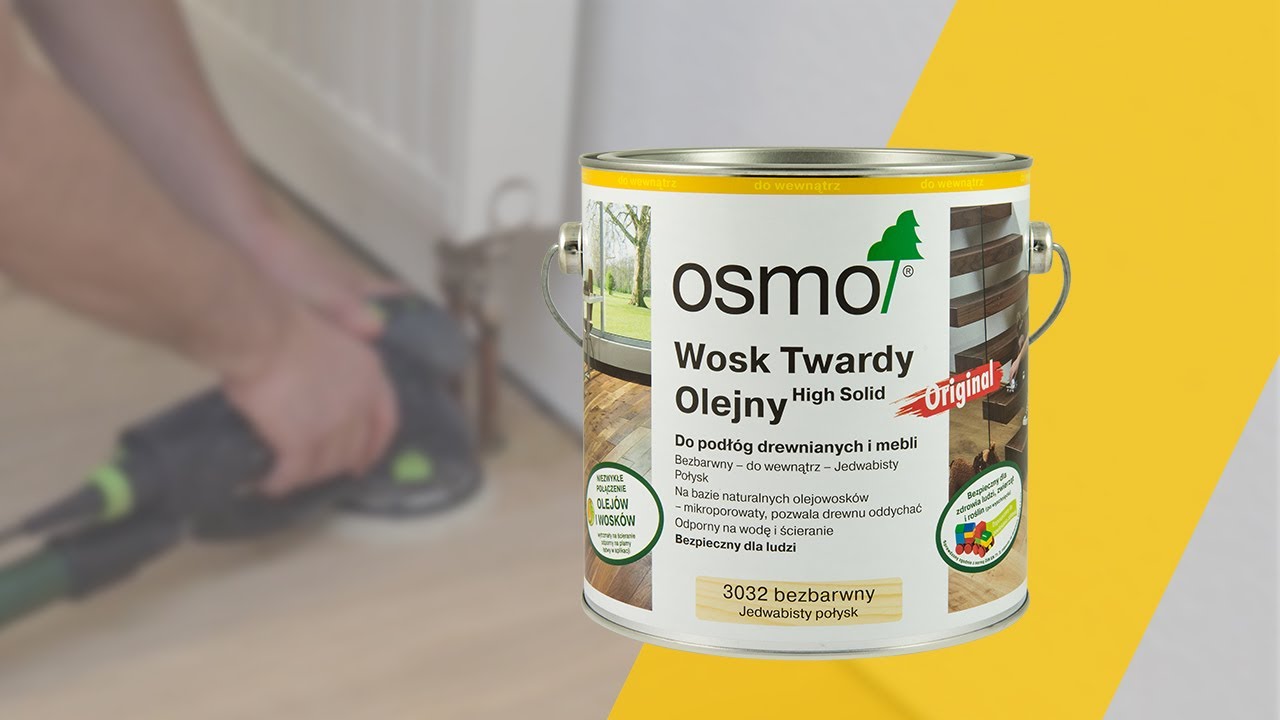 Wosk Twardy Olejny Original - stworzony specjalnie do ochrony podłóg drewnianych!