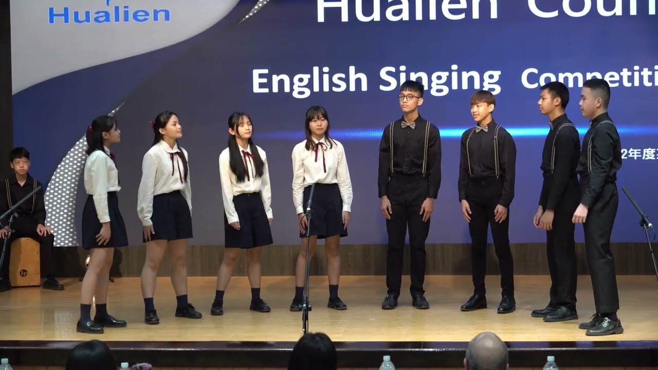 花蓮縣112年度英語歌唱比賽 美崙國中特優第一名