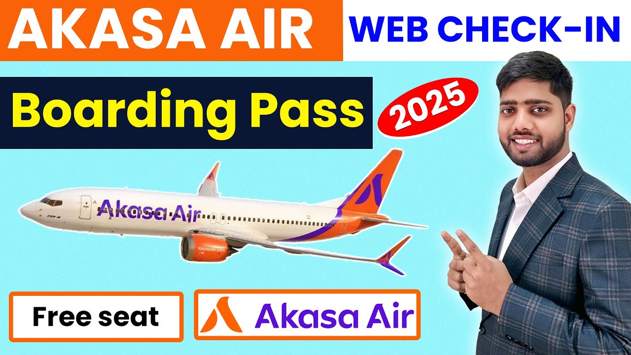 Akasa Air Web Check In Kaise Kare || akasa web check in || how to do online web check in akasa air
