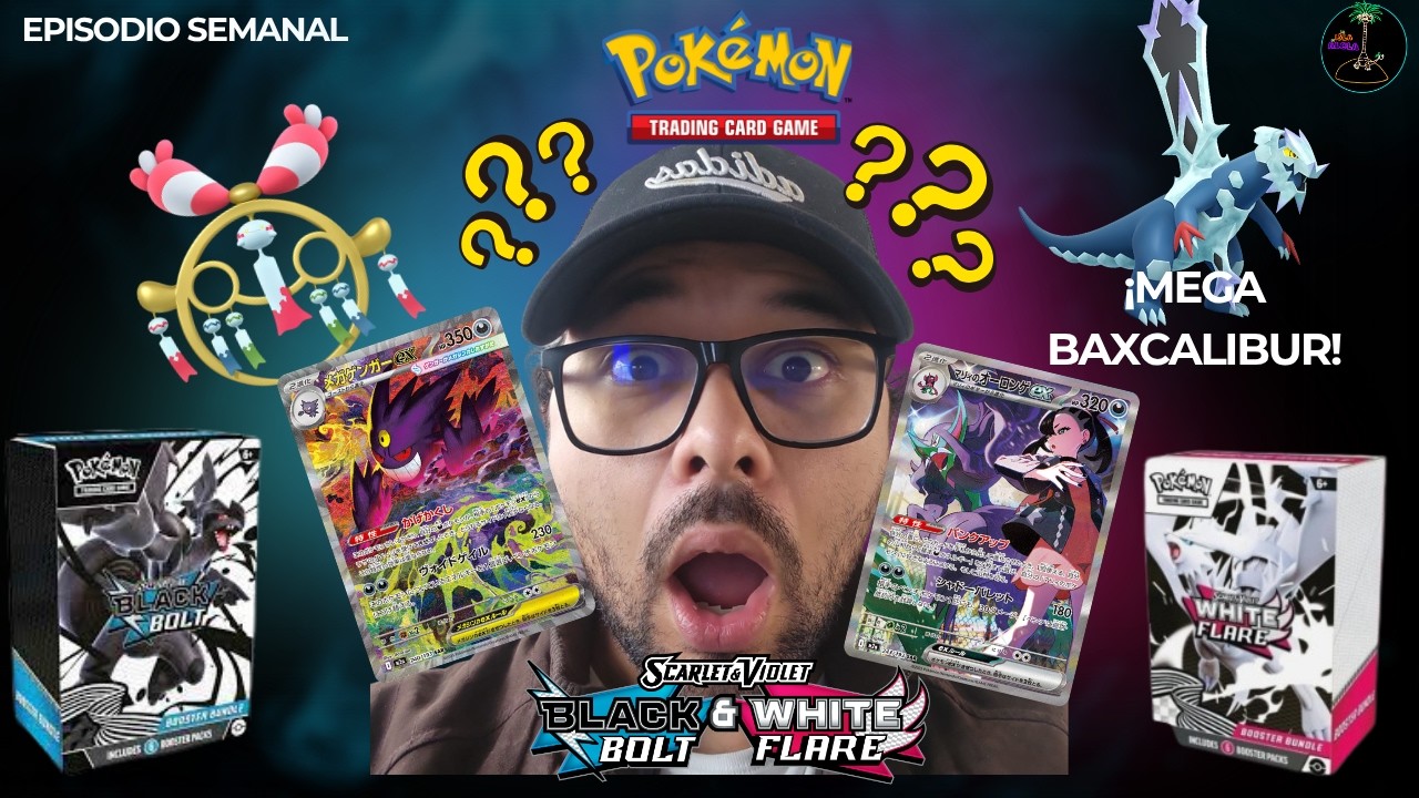 Mega Baxcalibur y Mega Chimecho REVELADOS 💣 | Unboxing de Black Bolt & White Flare Booster Bundles