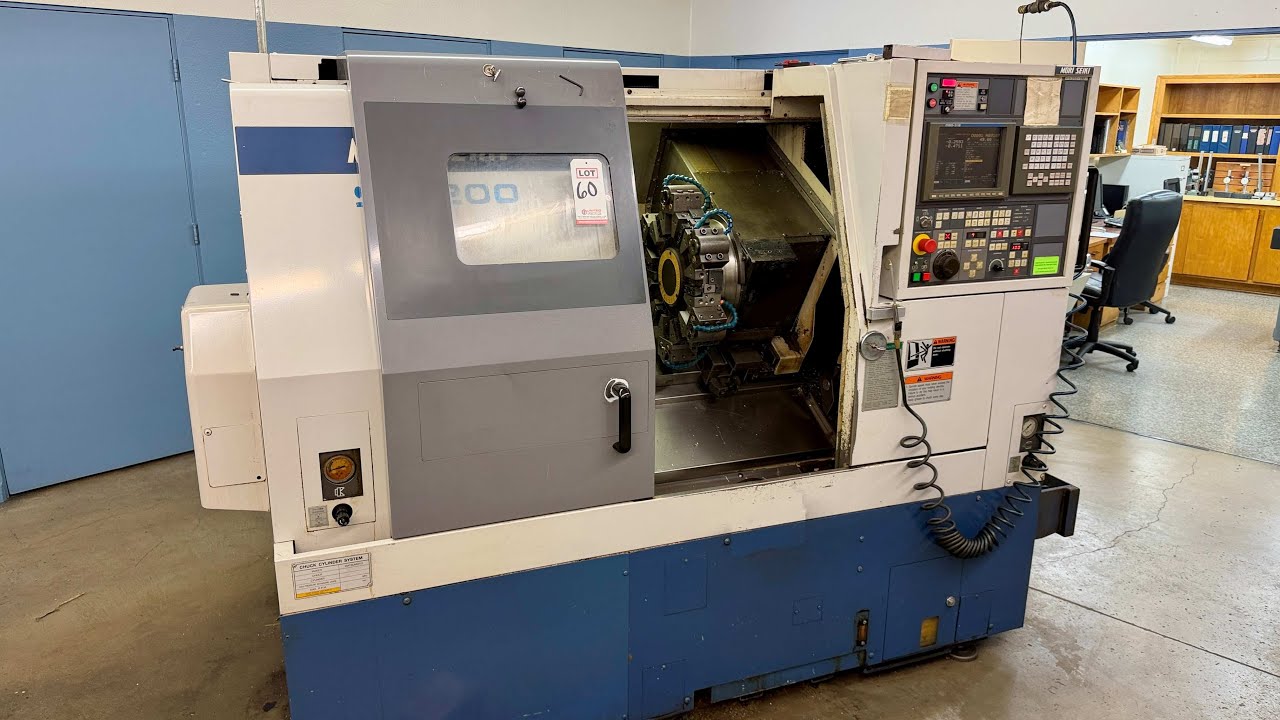 LOT 60: 1997 MORI SEIKI SL-200 CNC TURNING CENTER, MSD-518 CNC CONTRO