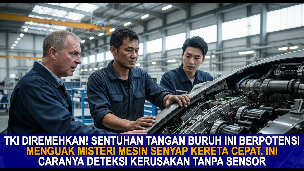 DIANGGAP SAMPAH DAN DIUSIR! Semua Teknisi Hancur Saat TKI Ini Tiba Tiba Menyentuh Mesin Kereta Cep