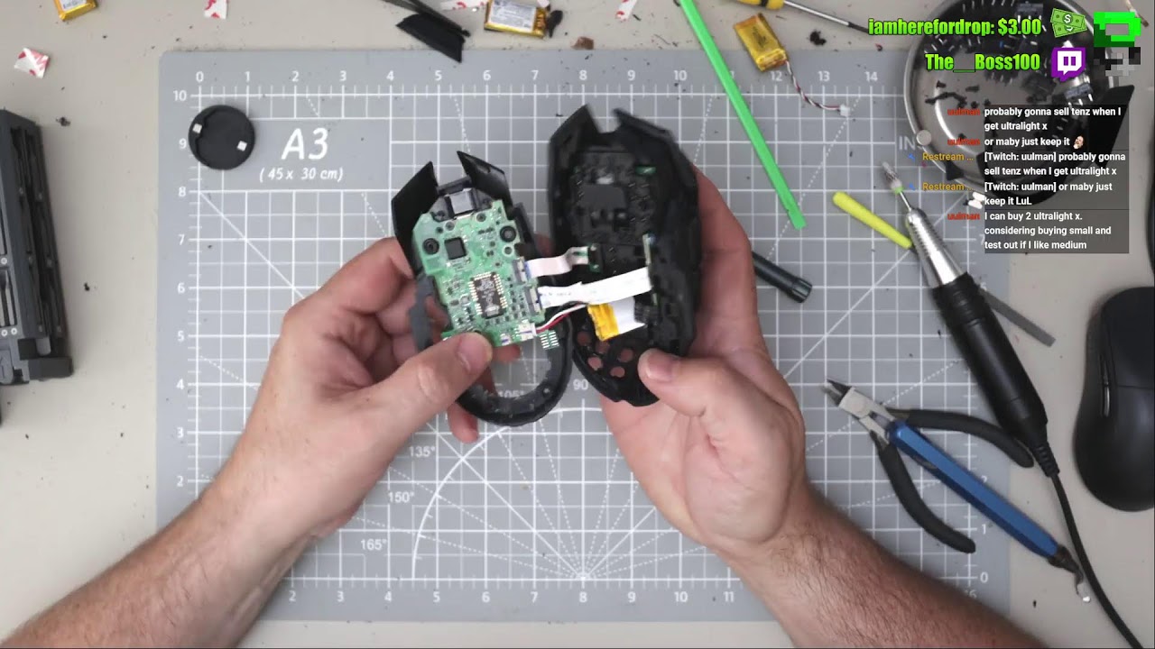 Finalmouse Pegasus, Logitech G502 Lightspeed Live Modding Session
