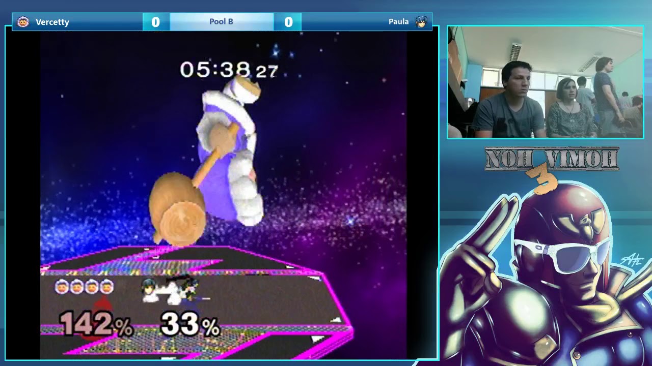 Noh Vimoh 3 SSBM - Vercetty (Ice Climbers) vs Paula (Marth) - Pools