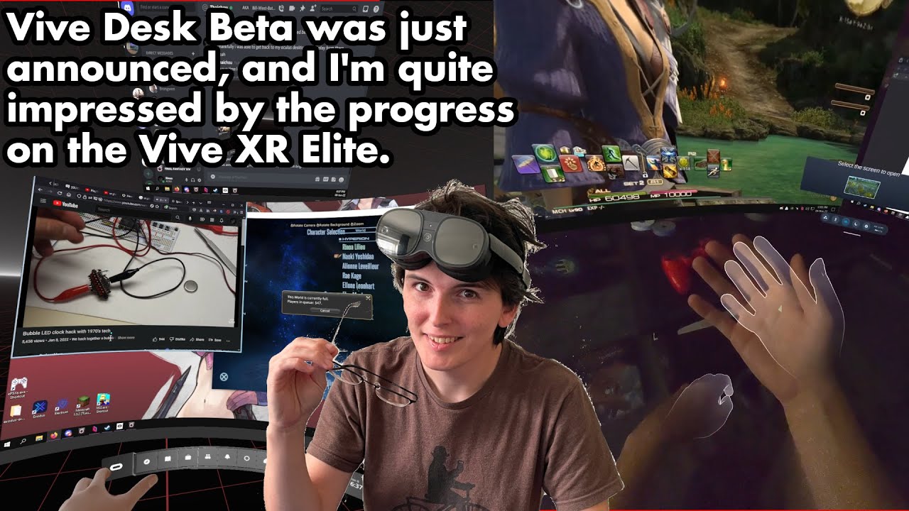 HTC just announced the Vive Desk beta for the Vive XR Elite. Let's help find and fix the problems.
