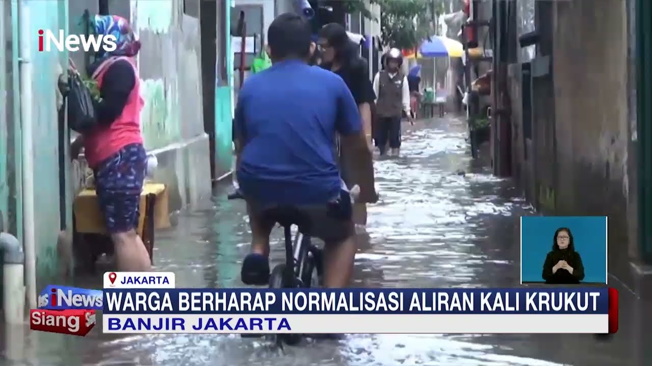 Banjir Jakarta, Ketinggian Banjir di Petogogan Capai 50cm #iNewsSiang 11/02