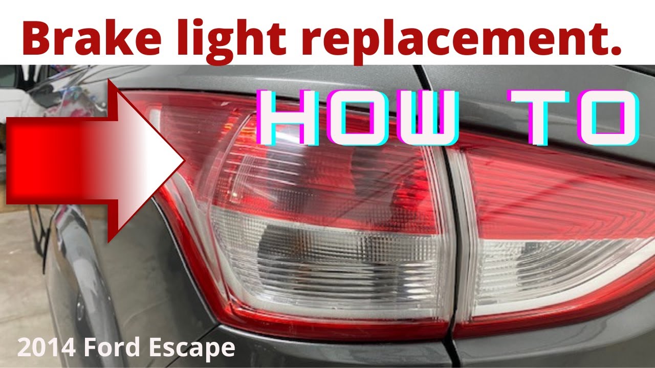 Ford Escape Brake/tail Light Replacement (2013-2017) Before facelift !